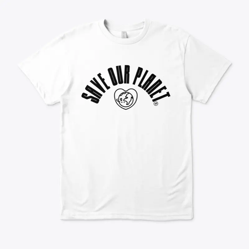 "CURVE LOGO V1" TEE (WHITE/BLACK)